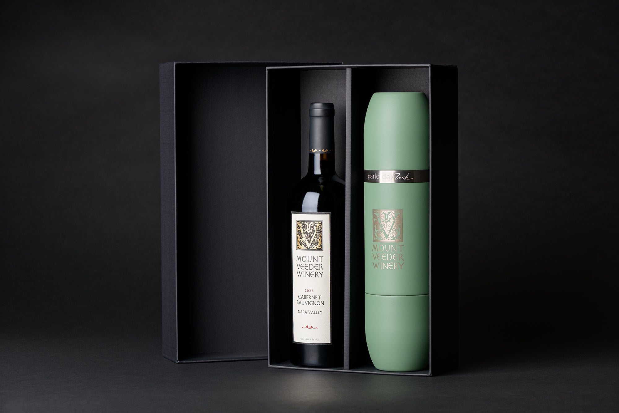Mount Veeder Winery & High Camp Flasks Set