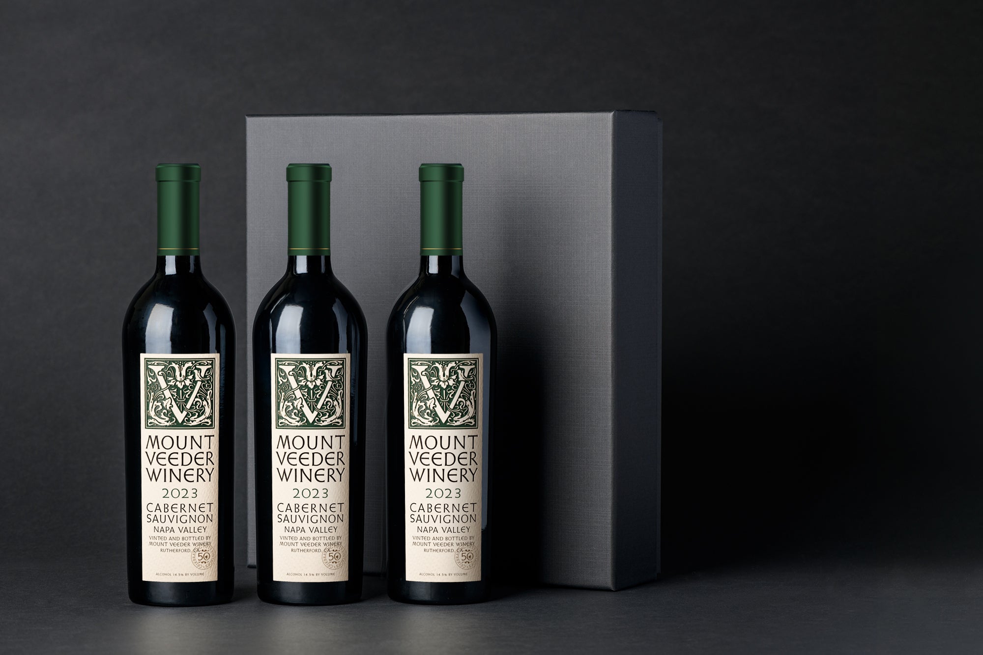 2023 Mount Veeder Cabernet Sauvignon 3 Bottles + Gift Box